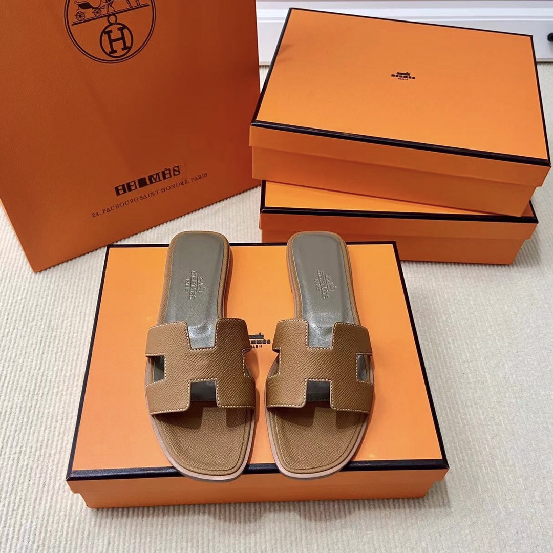 에르메스 올수공 오란 슬리퍼 샌들 앱송 44